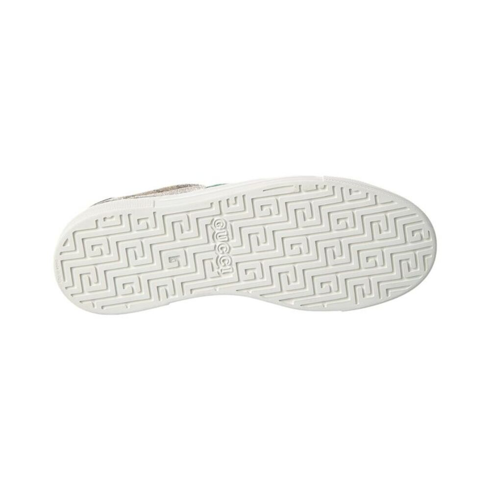 Gucci Ace Gg Supreme Canvas & Leather Sneaker, Green - Picture 4 of 5